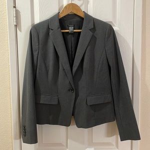 Ann Taylor Factory Gray Blazer (Women’s 8)